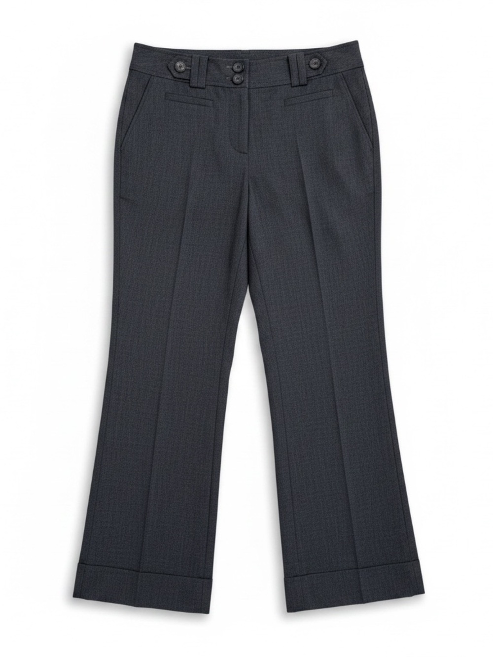 Ann Taylor Petites Gray Dress Pants 2P Signature Fit Work Pants